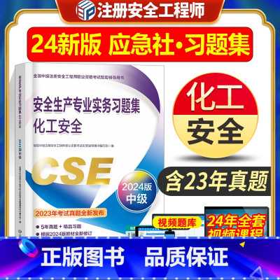 [正版]新版2024应急管理出版社安全生产专业实务习题集练习题库 化工安全全国中级注册安全师工程师职业资格考试配套辅导