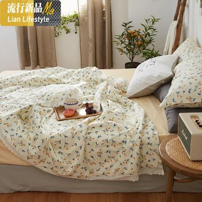 夏被棉夏凉被夏季薄被子单人空调被双人夏天棉碎花春秋被芯 三维工匠
