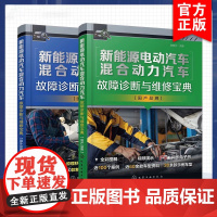 2册 新能源电动汽车混合动力汽车故障诊断与维修宝典 国产品牌+国外品牌 瑞佩尔 汽车院校职业培训机构教材 汽车售后技术人