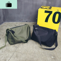 大容量休闲单肩包简约时尚尼龙斜挎包男女短途旅行袋运动健身包包NEW LAKE女斜挎包