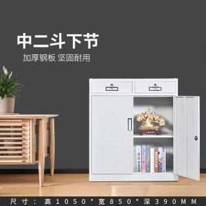 DXBG钢制铁皮移门12斗24斗文件柜资料柜带锁带抽屉多斗财务柜收纳柜子