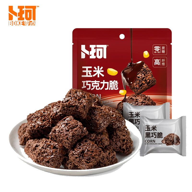 卜珂玉米巧克力脆组合装480克