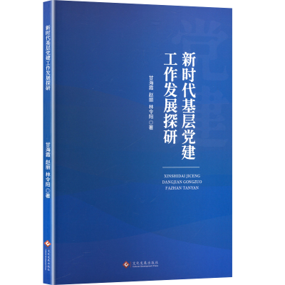 正版新书]新时代基层党建工作发展探研甘海霞,赵丽,林令阳 著978