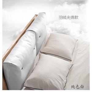 美帮汇羽绒夹棉榻榻米床头靠垫床头板软包床上靠背双靠枕护腰