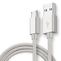 [买三送一]轻万适用安卓数据线手机充电器线快充vivox20plus小米1.5米尼龙usb连接线oppor15充电线