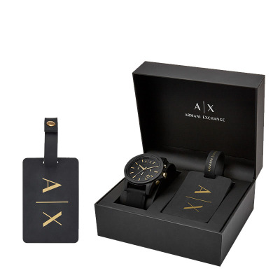 armaniexchange阿玛尼官方旗舰店正品黑武士礼盒腕表AX7105AX7105