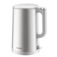苏泊尔(SUPOR)电热水壶2.2L大容量电水壶烧水壶开水壶316不锈钢内胆煮水壶暖水壶彩钢机身双盖设计SW-22S