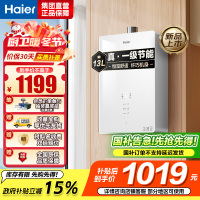 海尔(Haier)燃气热水器天然气水伺服恒温家用APP智能节能省气WM5 以旧换新 13L [WM5C]加量不加价