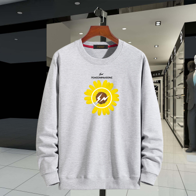 PMMP大码卫衣男薄款春秋新款运动休闲百搭长袖T桖圆领打底衫潮男上衣