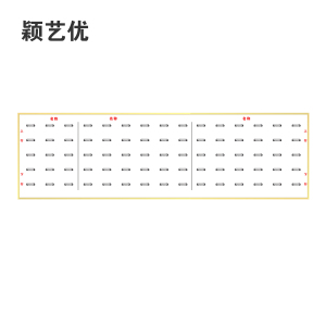 颖艺优 宣传栏/公告栏/揭示栏定制/灯箱 100X100cm 平方米