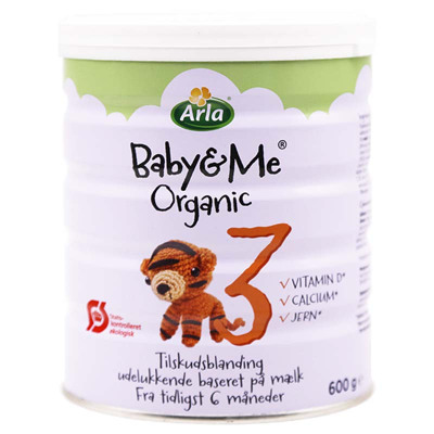 Arla丹麦阿拉有机奶粉原装进口3段600g1岁以上保税区发货保质期22年12月及以后