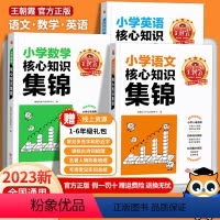 全套3本[语文+数学+英语]知识集锦 小学通用 [正版]核心知识集锦语文数学英语基础知识大盘点一二三四五六年级小学知识大