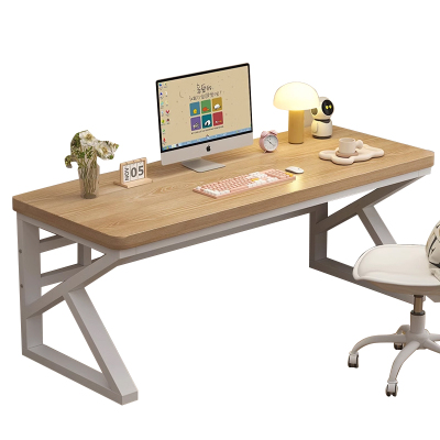 中豫鑫泽ZYXZ5040228 实木电脑桌台式书桌卧室家用办公桌 1.4米原木色