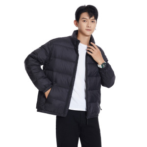 秋冬季新款防寒保暖羽绒服韩版情侣男女短款立领百搭羽绒服男外套