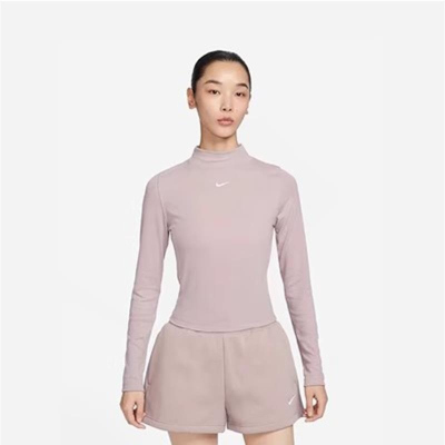 NIKE耐克长袖T恤运动休闲半高领女装上衣DV7881-272 Z
