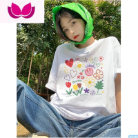 七斓chic日系短袖T恤女2023春季新款宽松韩版ins学生潮牌百搭上衣