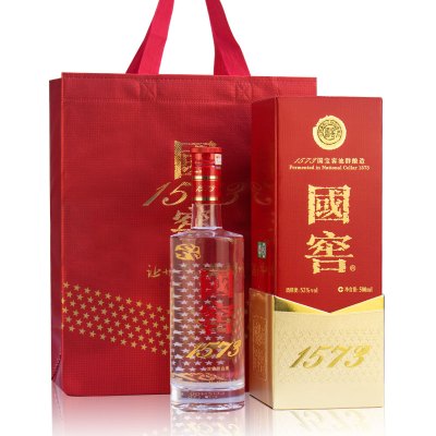 国窖1573经典52度 500ml*2 浓香型白酒 送手提袋