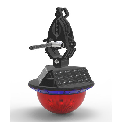 宙明 ZM-XP54 IP65 太阳能声光警示灯(计价单位:盏)黑色