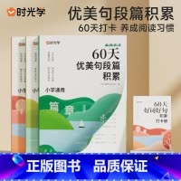 全套三册组合装 小学通用 [正版]60天优美句段篇积累小学句子好词好句好训练书记录本积累大全基础知识专项训练打卡计划扩仿