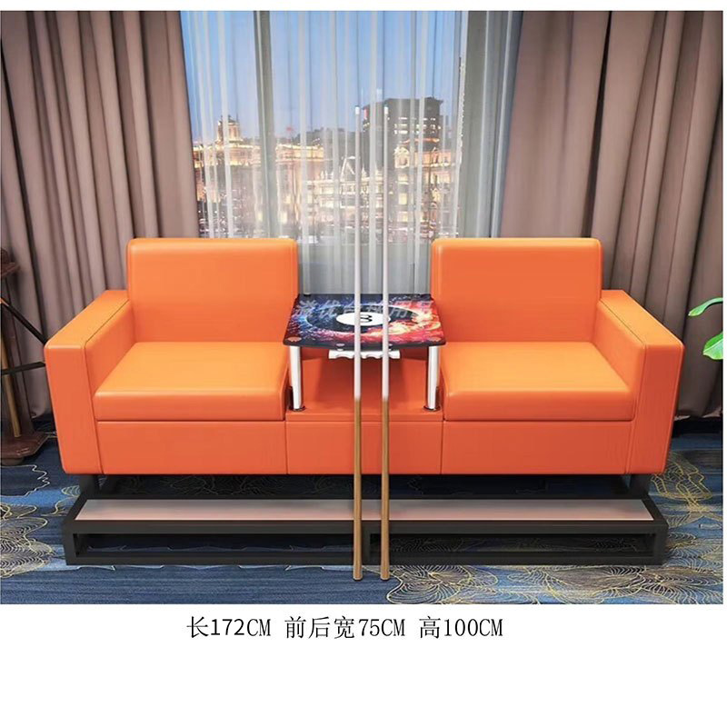 质凡台球观球沙发台球椅沙发椅子172*75*100