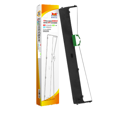 扬帆耐立(YFHC)DS2250色带架含芯25米适用得实2250黑色