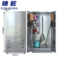 锁匠 不锈钢清洁柜双门台