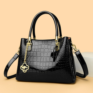 包包女包新款欧美大容量托特包漆皮亮面女士手提包女