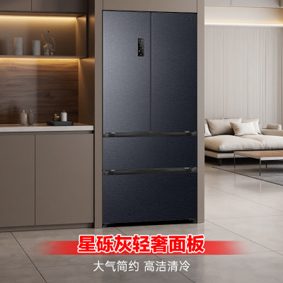 容声BCD-507E30FZLAD 507升双系统法式多门四开门超薄嵌入式电冰箱家用一级能效风冷无霜变频