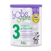 原装进口澳洲bubs贝儿 婴幼儿儿童配方有机草饲奶粉3段(12-36月)800g