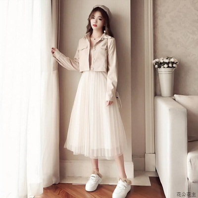 初春新款气质俏皮洋气很仙的套装裙小众仙女两件套连衣裙-定制