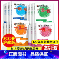 [名校名卷]语数英物化 套装5册 九年级/初中三年级 [正版]2025春华东师大一课一练沪教版六年级上册下册七年级上下八