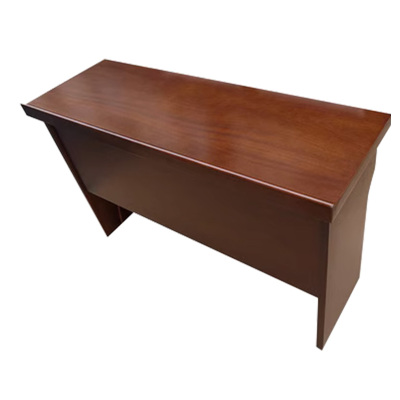 帅畅会议桌双人条桌培训移动小型长方形桌现代简约条形桌1.8米黑胡桃密度板贴木皮