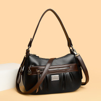 包包女包新款欧美撞色斜挎包女多隔层大容量单肩包女