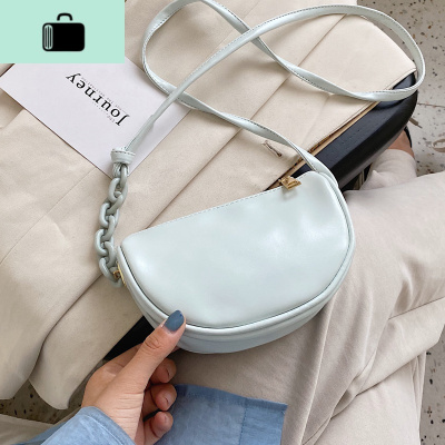 简约小包包2020新款潮时尚女包夏天百搭ins斜挎包网红洋气马鞍包NEW LAKE女斜挎包