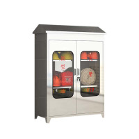 正斌304不锈钢柜消防救援器材箱防护用品柜室外微型消防站带雨棚1250*900*400(加厚304材质)不含器材