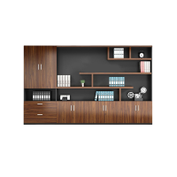 金佑莱矮柜文件柜木质书柜档案柜子(可定制)个(八门书柜)