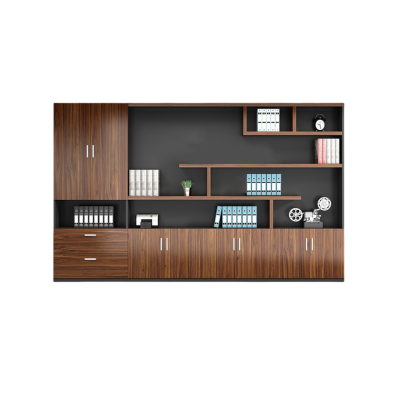 金佑莱矮柜文件柜木质书柜档案柜子(可定制)个(八门书柜)