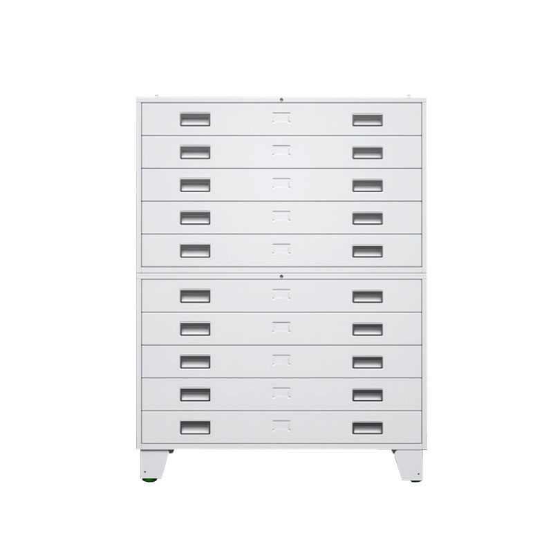 锦北 底图柜资料储存柜工程图纸柜底图储物柜多层抽屉柜 0号双层带轮子