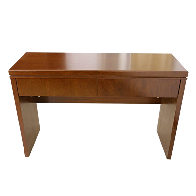 诚亿宏 办公学习桌椅 1400*400*760MM/胡桃色一桌两椅