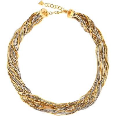 盖尔斯(GUESS)多色扭绳项链时尚女款个性首饰气质搭配