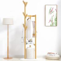 森美人房间挂衣架落地卧室家用室内放衣服小型创意一体省空间窄衣帽架子