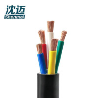 沈迈 铜芯软电缆 ZR-YJVR-0.6/1KV-3*10+2*6mm² /米
