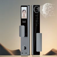 智贝勒伯爵系列星空5号人脸识别远程可视对讲精雕锁 指纹锁 密码锁人脸锁 精雕锁