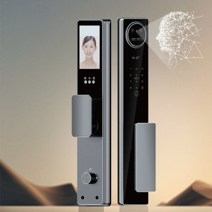 智贝勒伯爵系列星空5号人脸识别远程可视对讲精雕锁 指纹锁 密码锁人脸锁 精雕锁