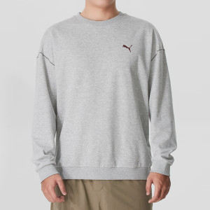 彪马(PUMA)卫衣男装新款时尚印花休闲运动服透气舒适圆领套头衫625802-83 ZP