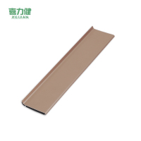 喜力健 铝合金卡扣踢脚线 长2.5M*高4CM*厚10MM-玫瑰金 根