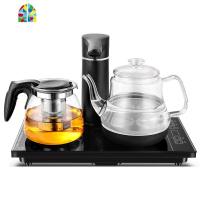 全自动上水壶电热烧水壶套装家用抽水泡茶具器功夫加水专用电磁炉 FENGHOU 黑色-保温款.