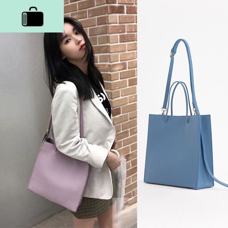 极简包包女2020春夏韩国小众设计新款大容量托特手提单肩斜挎方包NEW LAKE女斜挎包