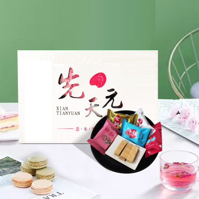 会员专享价-先天元薏米美饼原味奇亚籽威化饼干网红好吃饱腹零食小包装休闲食品轻卡原味420g