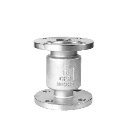 伟鹏双兴 304不锈钢立式法兰止回阀 DN100(4寸) 个